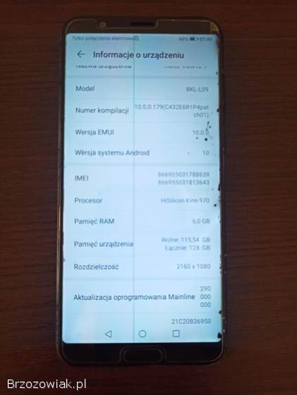 Smartfon Honor View 10 128GB/6GB