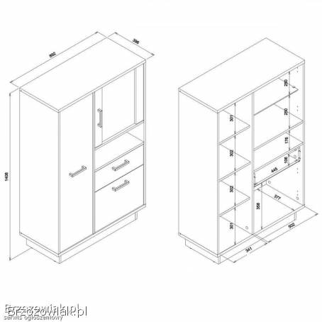 Kredens OLI 05 -  nowy