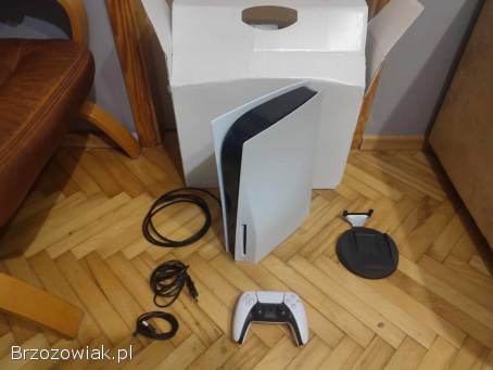 Okazja!  Konsola PS5 z napędem + pad!  Playstation 5!  Gwarancja!