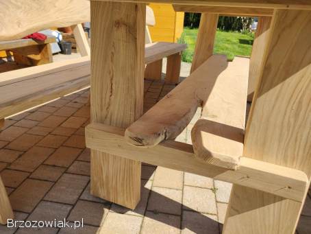 Meble ogrodowe dębowe