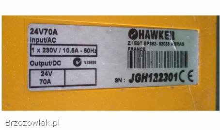 Ładowarka Hawker 24V 75A 230V do akumul kwasowych trakcyjnych Prostownik