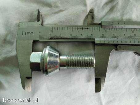 Śruby kół felg M14 x 1.  50 /32 + śruby antykradzieżowe + dekle AUDI SEAT SKODA VW