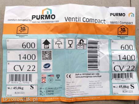 Grzejniki PURMO Ventil Compact