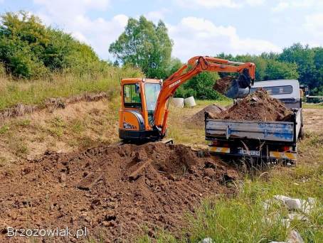 Usługi koparką,  wywrotką i remontowo-budowlane