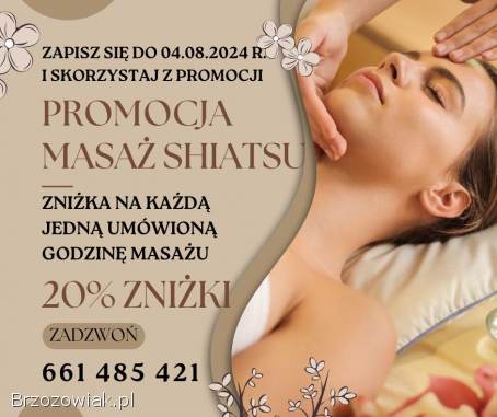 Masaż shiatsu