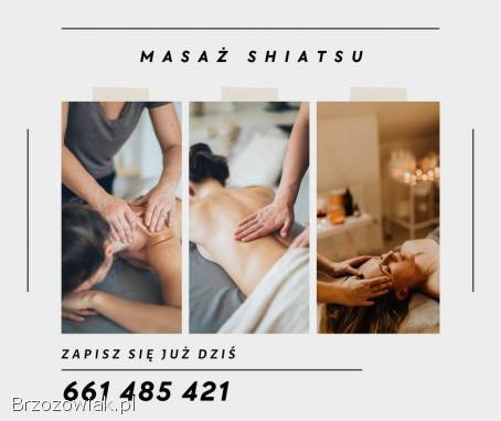 Masaż shiatsu