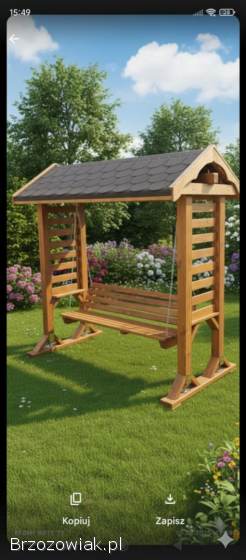 Huśtawka z daszkiem