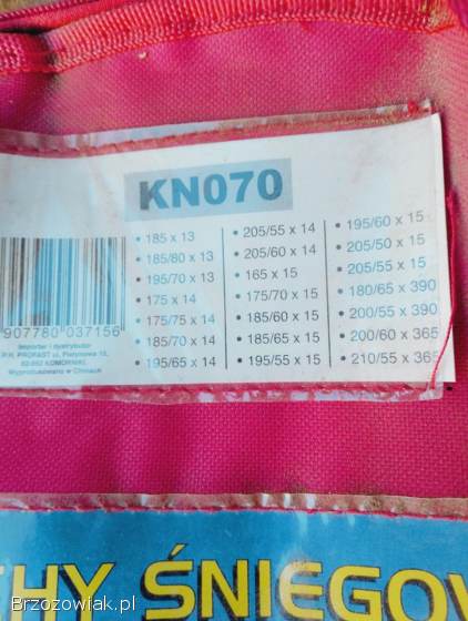 Łańcuchy śniegowe