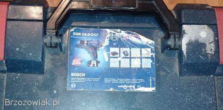 Bosch Professional GSR 14 4-2-li,  2 x bat,  ładowarka,  walizka