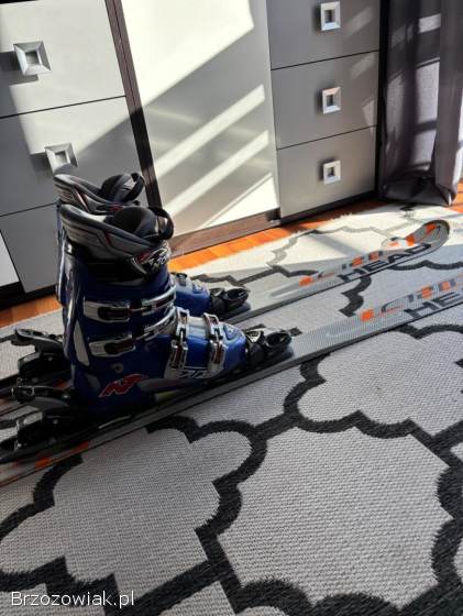Narty zjazdowe z butami zestaw