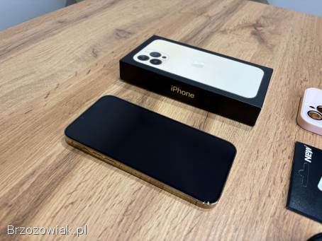 Okazja!  Iphone 13 Pro Max Złoty!  Ideał!  Gwarancja!  Bat 100!