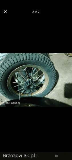 Małe kółka 4 sztuki 12cali -  średnica koła 32 cm