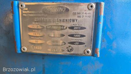 Zbiornik ciśnieniowy KOMNINO 1000 L