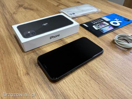 Okazja!  Iphone 11 -  Czarny! !  Gwarancja!  Super Stan!  Bateria 100!