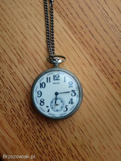 Zegarek kieszonkowy MOLNIJA – ZSRR – vintage