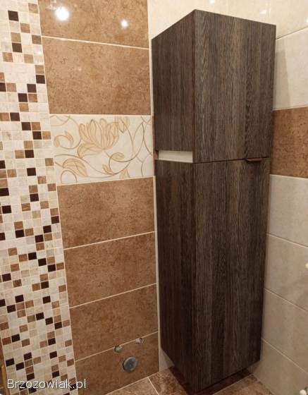 Komplet mebli łazienkowych umywalka lustro