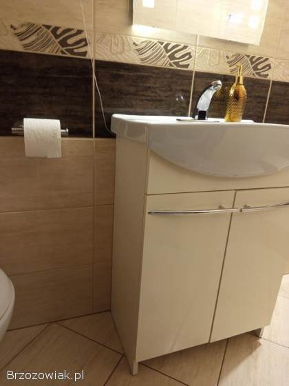 Zestaw łazienkowy szafka plus umywalka