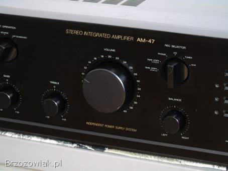 Świetny wzmacniacz Akai AM-47 sprawny i mocny 2x 120 wat.  DOSTAWA