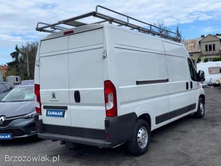 Peugeot Boxer 2.  2Hdi 110KM 2015r.  -  Gwarancja -  L3H2,  Klima,  Bagażnik dachowy
