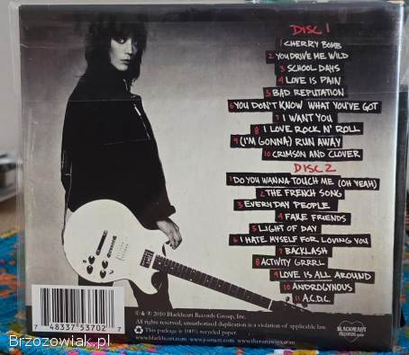 2CD Joan Jett & The Blackhearts -  Greatest Hits.  Hard Rock 80s.