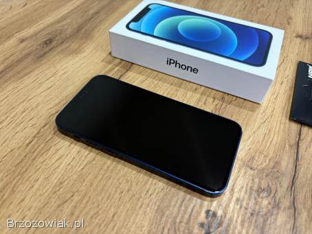 Okazja!  Iphone 12 Mini niebieski!  Super Stan!  Gwarancja!  Bateria 100