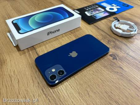 Okazja!  Iphone 12 Mini niebieski!  Super Stan!  Gwarancja!  Bateria 100