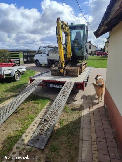 Przyczepa pod minikoparke,  platforma