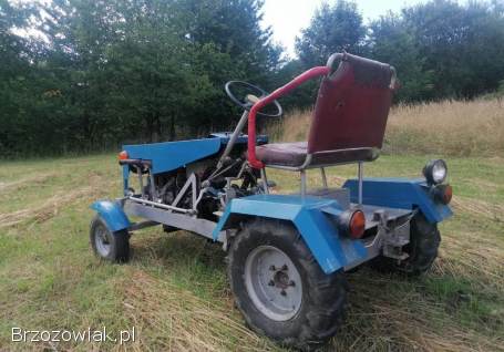 Traktor SAM z pługiem do śniegu (transport po zakupie)