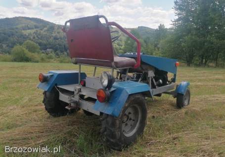 Traktor SAM z pługiem do śniegu (transport po zakupie)