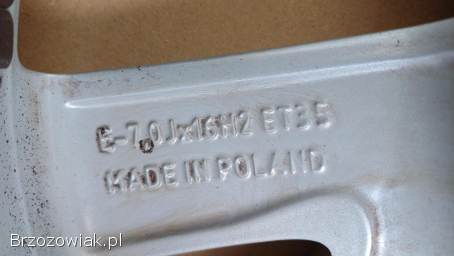 Felgi Aluminiowe 4 szt 16” 5x112 7,  0Jx16H2 ET35 VW Skoda Audi