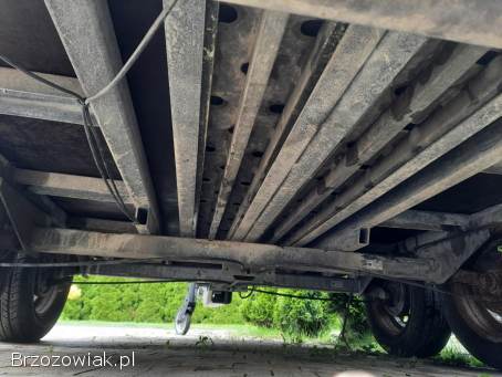 Przyczepa pod koparkę z najazdami,  oryginał.