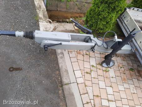 Przyczepa pod koparkę z najazdami,  oryginał.