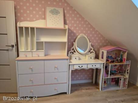 Zestaw mebli biurko łóżko