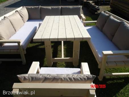 Meble ogrodowe drewniane nowoczesne premium