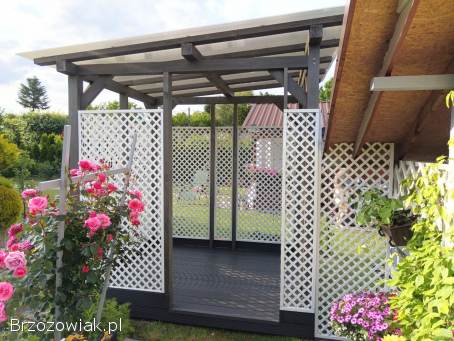 Altany ogrodowe pergole taras zadaszenia