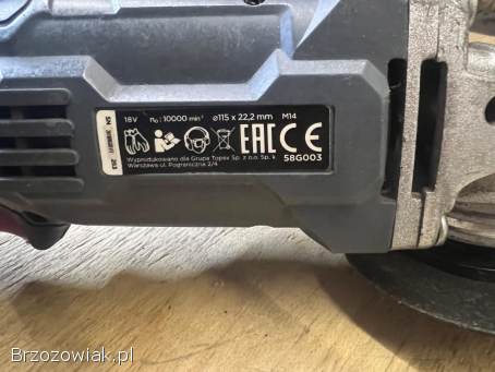 Zestaw Szlifierka akumulatorowa Graphite -  komplet