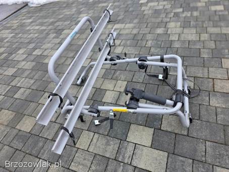 Bagażnik rowerowy,  model Peruzzo Padova Steel przeznaczony na 2 rowery