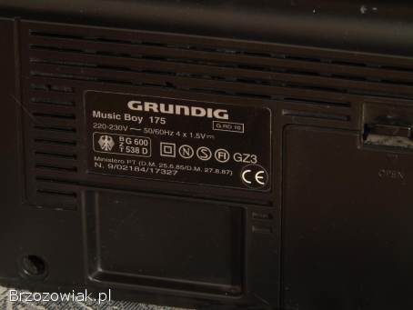 Radio Grundig Miusic Boy 175 sprawne.  DOSTAWA.
