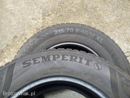215/70R16 semperit speed grip 5 zimowe jak nowe 4x8,  5mm 2021 rok