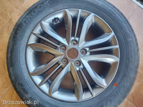 5x114,  3 koło alufelga hyundai ix35 opona 225/60R17 NOWE!  oryginał
