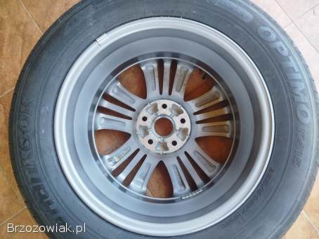 5x114,  3 koło alufelga hyundai ix35 opona 225/60R17 NOWE!  oryginał