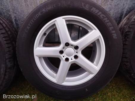 Koła audi q5 mercedes 5x112 17 cali z oponami 4x6mm