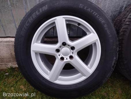 Koła audi q5 mercedes 5x112 17 cali z oponami 4x6mm