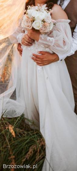 Suknia ślubna gorsetowa księżniczka