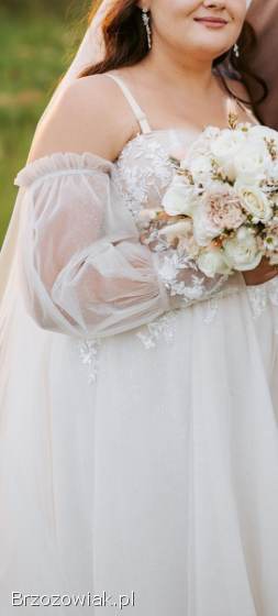 Suknia ślubna gorsetowa księżniczka