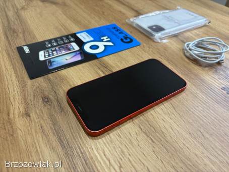 Okazja!  Iphone 12 Czerwony!  Kondycja Bat.  100 Gwarancja!  Super Stan!