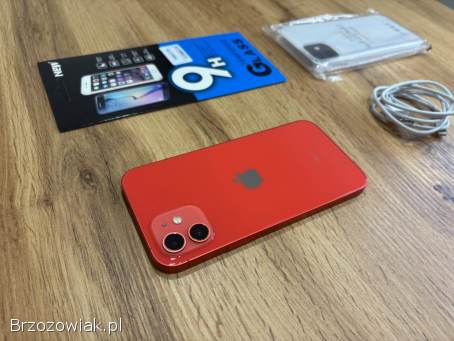 Okazja!  Iphone 12 Czerwony!  Kondycja Bat.  100 Gwarancja!  Super Stan!