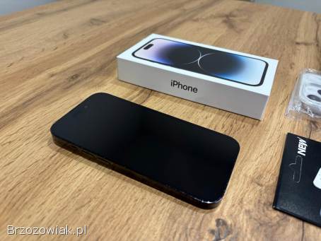 Okazja!  Iphone 14 Pro Space Black!  Super Stan!  Gwarancja!  Bat 100