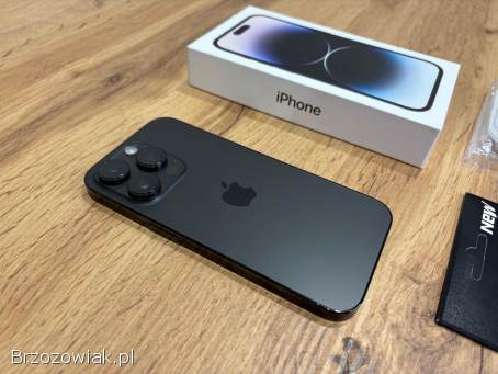 Okazja!  Iphone 14 Pro Space Black!  Super Stan!  Gwarancja!  Bat 100