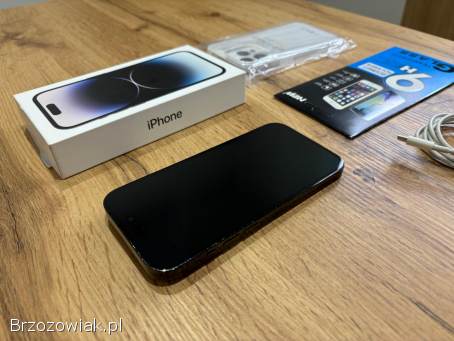 Okazja!  Iphone 14 Pro Space Black!  Super Stan!  Gwarancja!  Bat 100